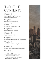 Market My Business To Six Figures Ebook